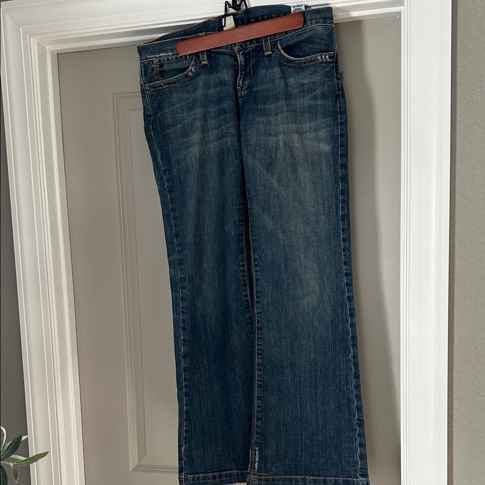 Lucky Brand Dark Blue Women's Wide Leg Jeans